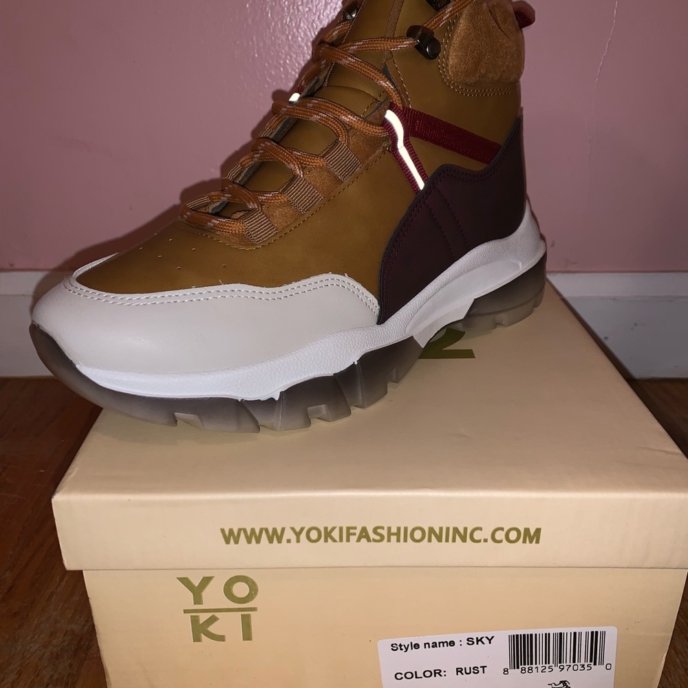 Rust Multi Color Boots - Picture 2 of 6